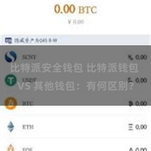 比特派安全钱包 比特派钱包 VS 其他钱包：有何区别？