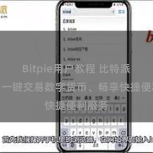 Bitpie用户教程 比特派交易：一键交易数字货币、畅享快捷便利服务