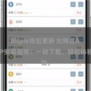 Bitpie钱包更新 比特派APP安装指南：一键下载，轻松体验。